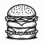 Jak narysować hamburgera ołówkiem 3